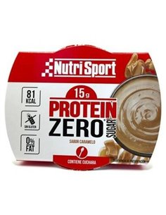 Pudding Protein Zero Caramelo 12Tarrinasx135Gr. de Nutrisport