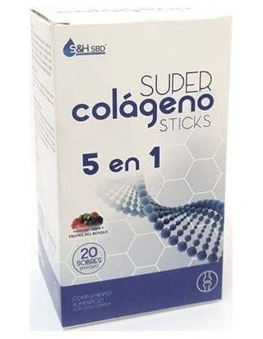 Super Colageno 5 En 1 20 Sticks Science & Health Sbd