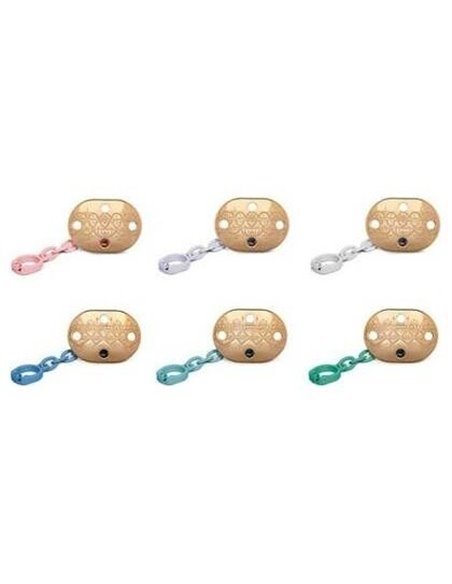 Broche Sujeta Chupe Pinza Redon Prem C/Cadena +0M de Suavinex