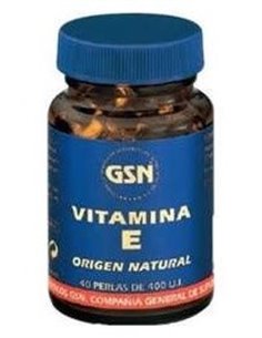 Vitamina E Natural 40Perlas de Gsn