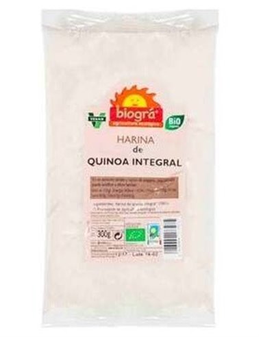 Harina De Quinoa Integral 300Gr. Bio de Biogra