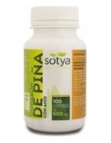 Corazón De Piña Con Anís 600Mg Comp. Mast. 100U de Sotya