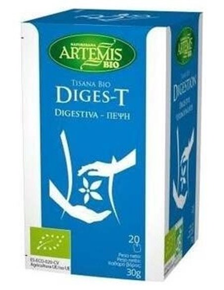 Infusion Digestiva Diges T Tisana 20 Bolsitas. Bio de Artemis Bio