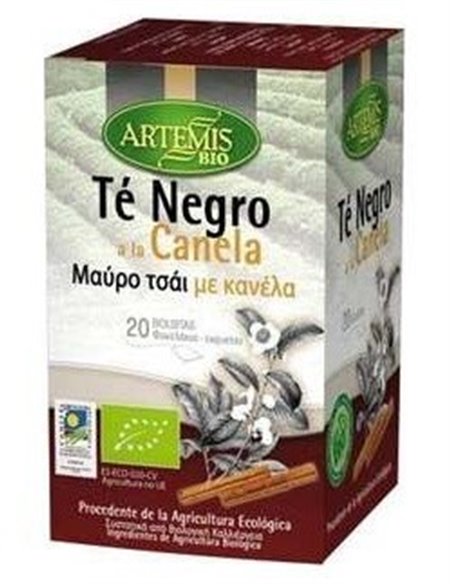 Te Negro Canela Infusion 20Bolsitas. de Artemis Bio