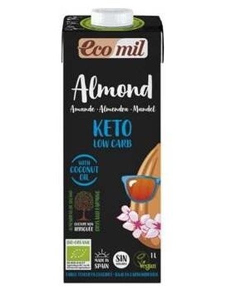 Ecomil Bebida Almendra Nature Keto 1Lt 6Uds. Bio de Almond