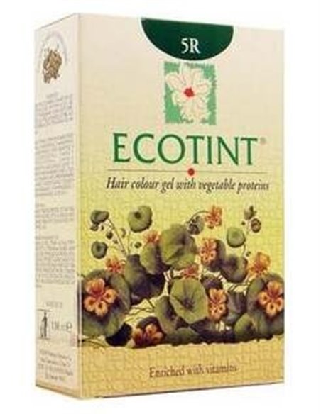 Castaño Claro Cobrizo Tinte Para Cabello de Ecotint