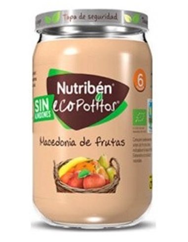 Nutriben Eco Potito Macedonia 235Gr.+6M de Nutriben