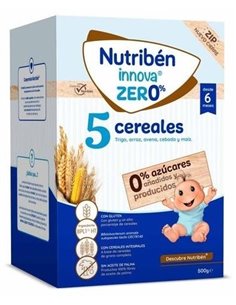 Nutriben  Papilla Innova 5 Cereales 0% 500G de Nutriben