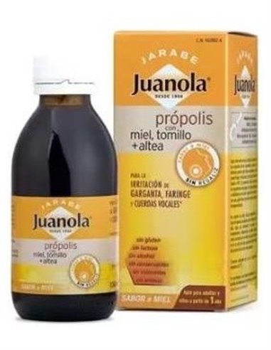 Juanola Propolis Miel Tomillo Altea Jarabe 150Ml. de Juanola