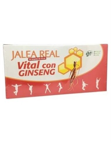 Jalea Real Vital Con Ginseng 20 Amp de Ghf