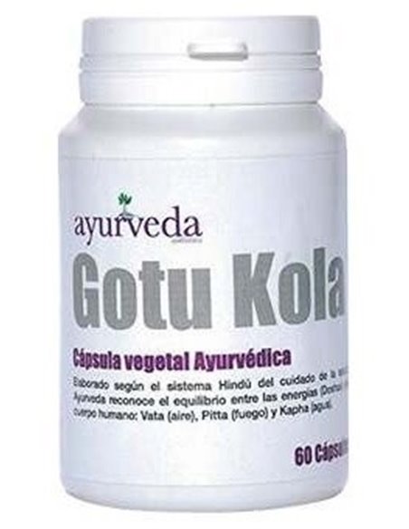 Gotukola - 60 Capsulas de Ayurveda Autentico