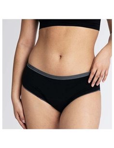 Braguita Menstrual Negra/Gris Flujo Abundante 5/Xl de Cocoro