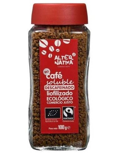Café Descafeinado Liofilizado Bio-Ft. 100G de Alternativa