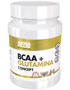 Bcaa+Glutamina Concept Tropical 500Gr. de Mega Plus