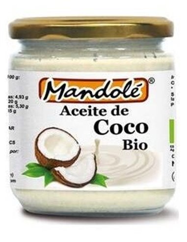 Aceite De Coco Desodorizado 250Gr.Bio de Mandole