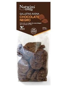 Galletas De Avena Chocolate Negro 200Gr. de Natwins