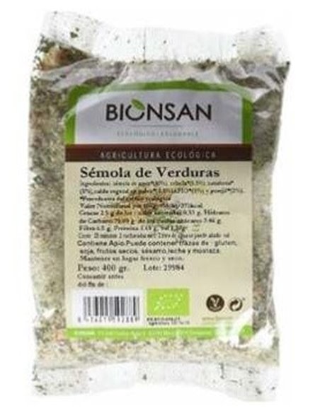Semola De Verduras 400Gr.Eco de Bionsan