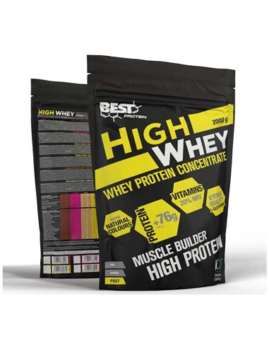 Proteína De Suero High Whey Choco Blanco 2000Gr. de Best Protein