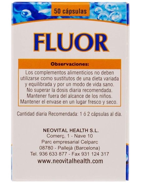 Fluor Microgranulos Neo 50Cap. de Neo