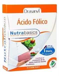 Nutrabasics Acido Folico 30Caps. de Drasanvi