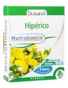 Hiperico 30 Capsulas Nutrabasicos Drasanvi