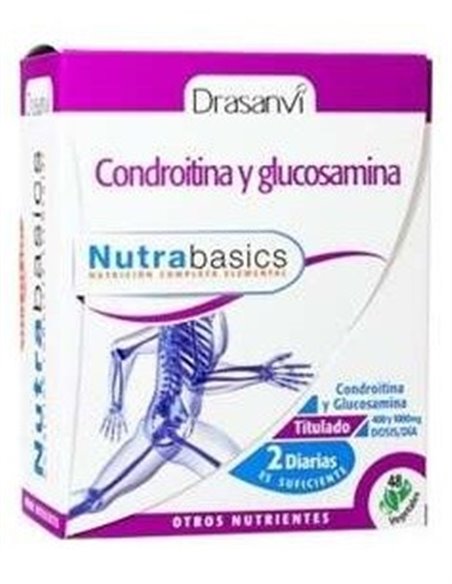Nutrabasics Condroitina + Glucosamina 48Caps. de Drasanvi