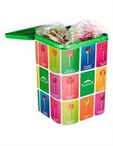 Piruletas Organicas Sabor Frutas Lata 50Ud. de Yum Earth