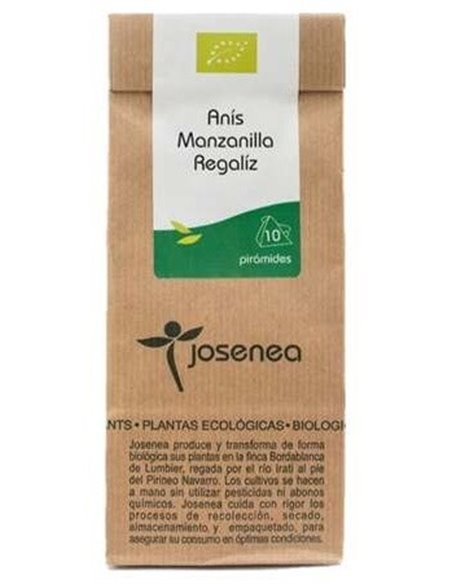 Anis Manzanilla Regaliz Bolsa 10Sbrs. de Josenea