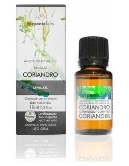 Coriandro Aceite Esencial Alimentario Bio 10Ml. de Terpenic