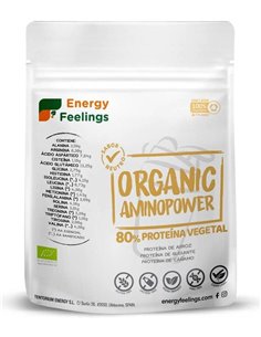 Organic Aminopower 80% Neutro 500Gr. Eco Vegan Sg de Energy Feelings