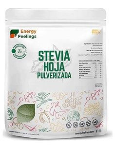 Estevia Hoja Pulverizada 100Gr. Vegan Sg de Energy Feelings