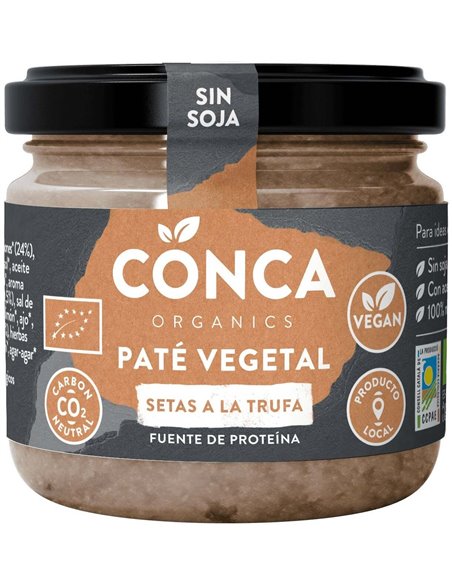 Pate Setas A La Trufa Vegetal 110Gr. Eco Vegan de Conca Organics