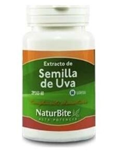 Extracto de Semillas de Uva 50mg, 60 Tabl. de NaturBite