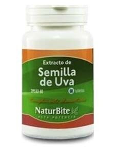 Extracto de Semillas de Uva 50mg, 60 Tabl. de NaturBite