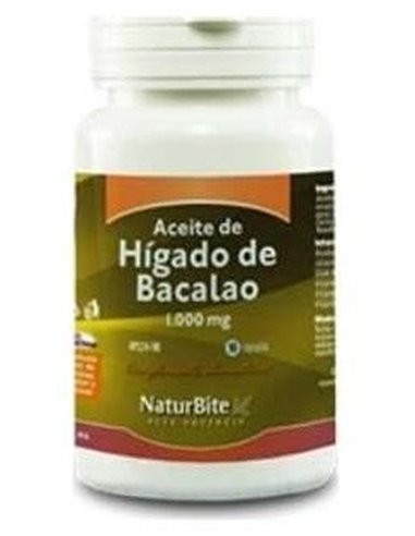 Aceite De Higado De Bacalao 1000Mg. 90Cap. de Naturbite