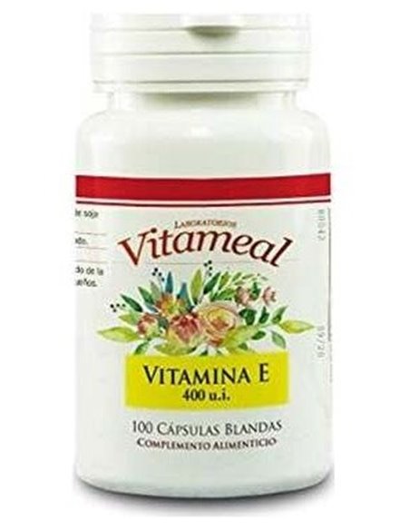 Vitamina E 400ui Natural, 100 Caps. Gel  de Vitameal