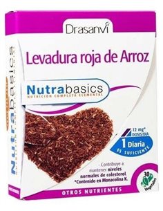 Levadura Arroz Rojo (2,9 Mg Monacolina K) Coenzima Q10 30 Capsulas Drasanvi