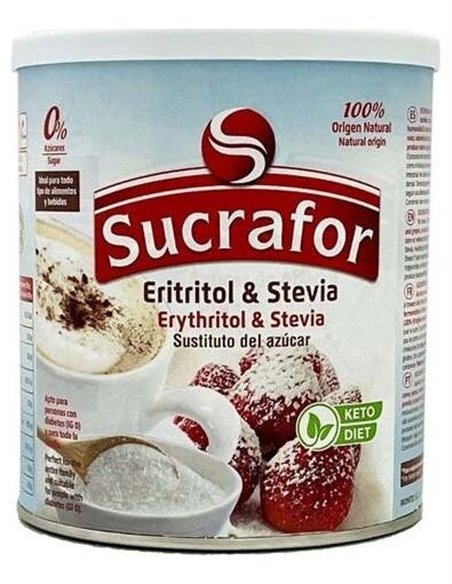 Sucrafor (Eritritol Y Stevia) 500Gr. de Sucrafor
