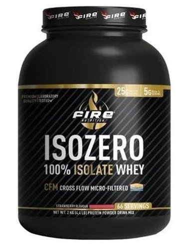 Isozero Cfm 100%  Isolate Fresa 2Kg. de Fire Nutrition