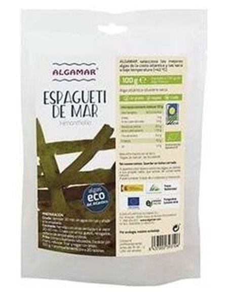 Alga Espagueti De Mar Bolsa Pequeña Bio 50 g  de Algamar