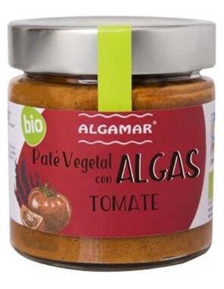Paté De Algas Con Tomate Bio 180 g  de Algamar