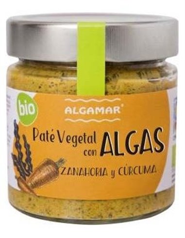 Paté Vegetal con Algas, Zanahoria y Cúrcuma  de Algamar