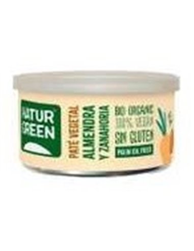 Pate Vegetal Con Almendra Y Zanahoria 125Gr. Bio de Naturgreen