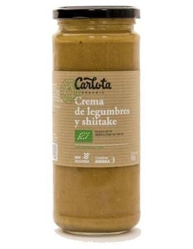 Crema De Legumbres Y Shiitake 450Gr. Eco Sg Vegan de Carlota Organic