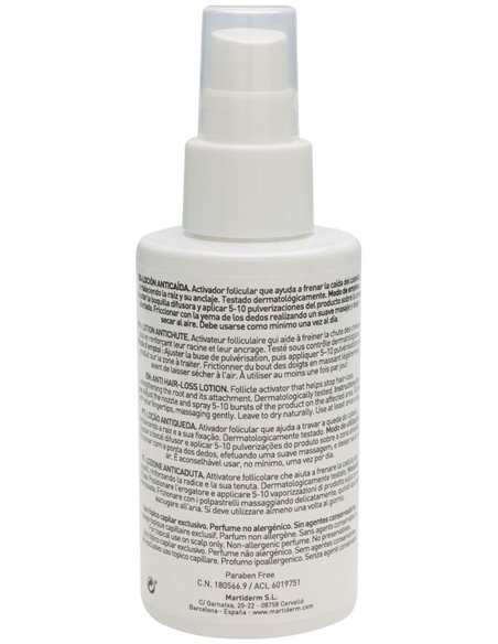 Hair System 3Gf Locion Anticaida Unisex 100Ml de Martiderm
