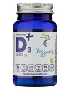 Vitamina D3+ 2500Ui 30Cap. de Veggunn
