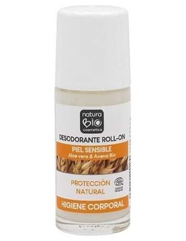 Desodorante Aloe-Avena Roll-On  50Ml. Bio de Naturabio Cosmetics