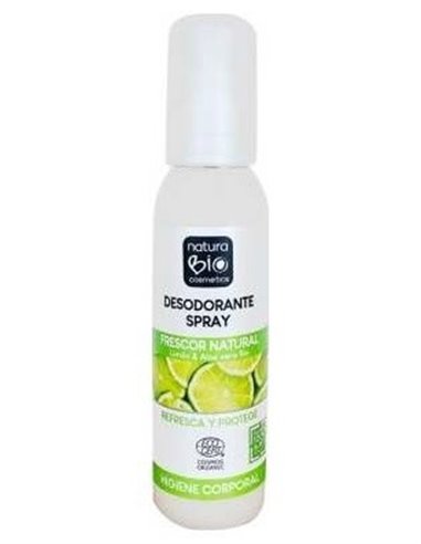 Desodorante Frescor Natural Limon-Aloe Spray 100M de Naturabio Cosmetics