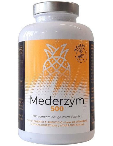 Mederzym 500Comp. de Mederi Nutricion Integrativa