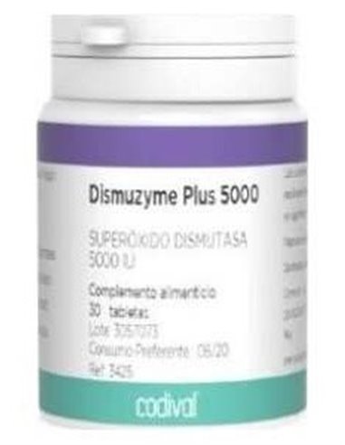 Dismuzyme Plus 5000 (S.O.D) 30Comp. de Codival